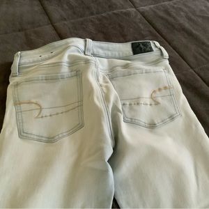 American eagle 6 jegging light blue